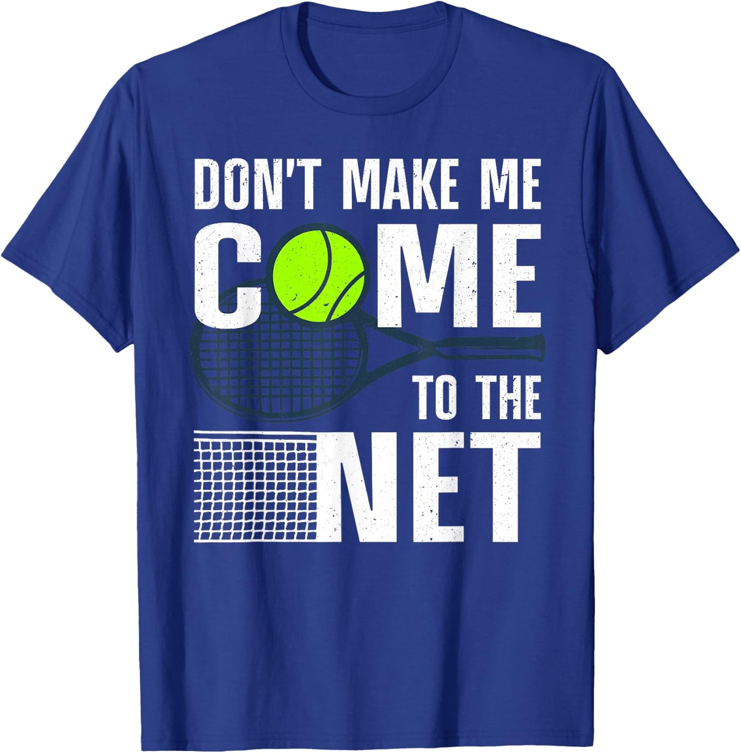 Funny Tennis Art Men Teens Tennis Player Lover T-Shirt - T-Shirt | Royal