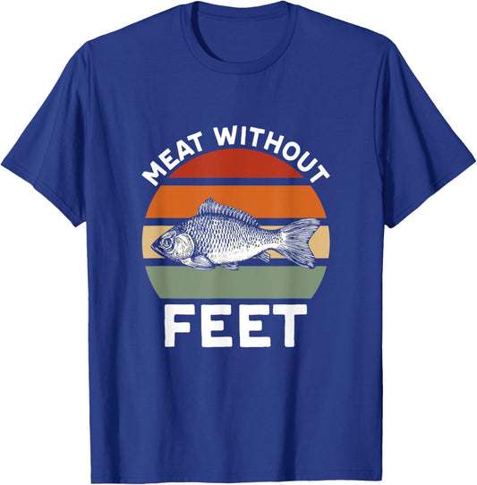Meat Without Feet Fish T-Shirt - T-Shirt | Royal