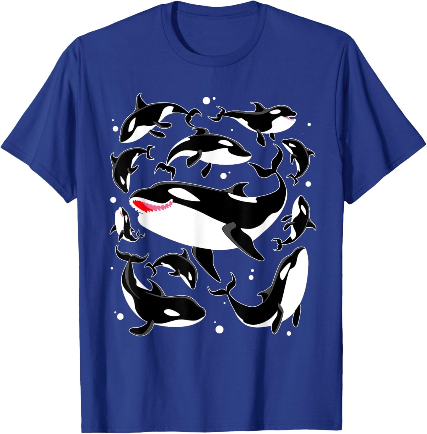Cool Orca Art Women Kids Killer Whale Orca Lover T-Shirt - T-Shirt | Royal