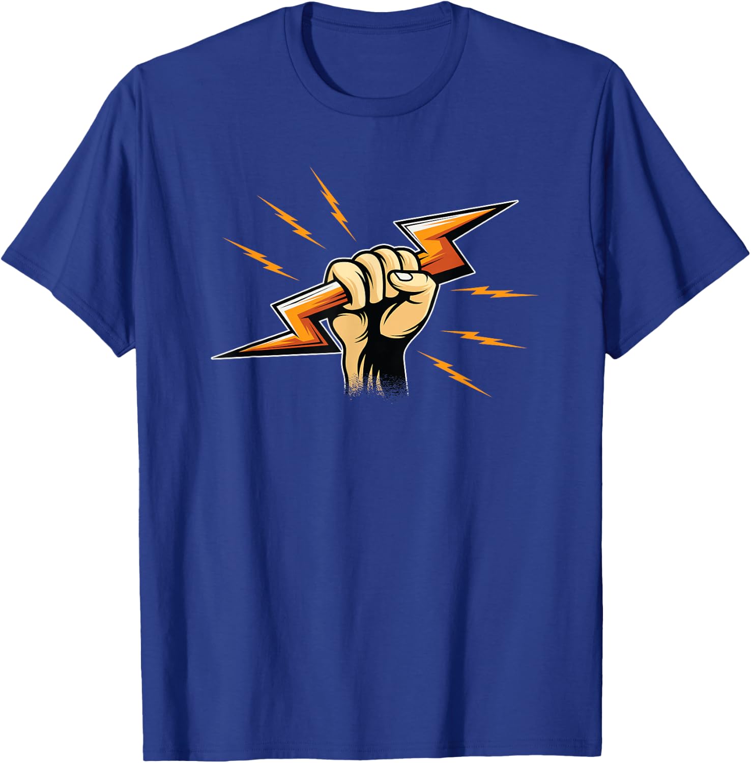 Funny Electrician Electrical Engineer - Electricity Lineman T-Shirt - T-Shirt | Royal