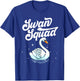 Cool Swan Women Bird Watcher Animal Waterfowl Lake T-Shirt - T-Shirt | Royal