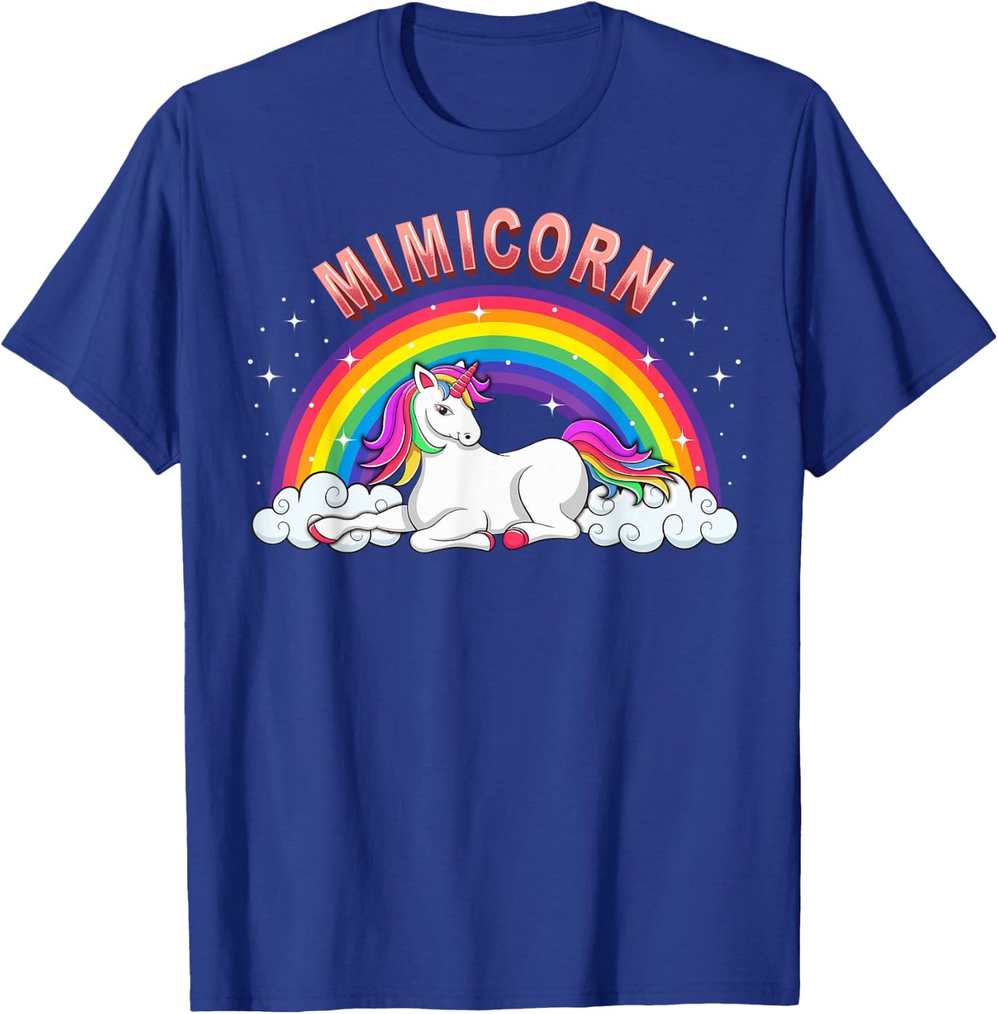 Mimicorn Shirt Mimi Unicorn Cute Graphic T-Shirt - T-Shirt | Royal