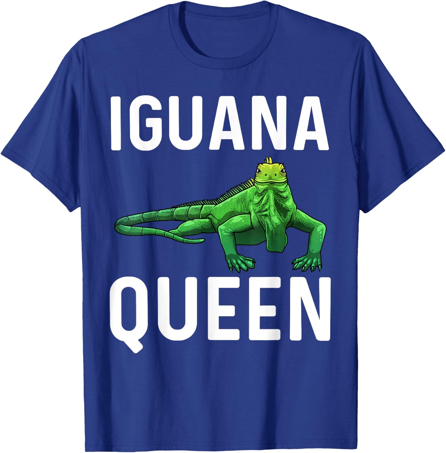 Funny Iguana Art For Girls Women Lizard Reptile Iguana Lover T-Shirt - T-Shirt | Royal