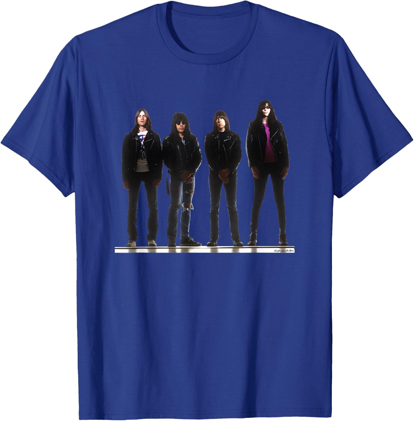 The Ramones Mondo Bizarro Photo by George DuBose T-Shirt - T-Shirt | Royal