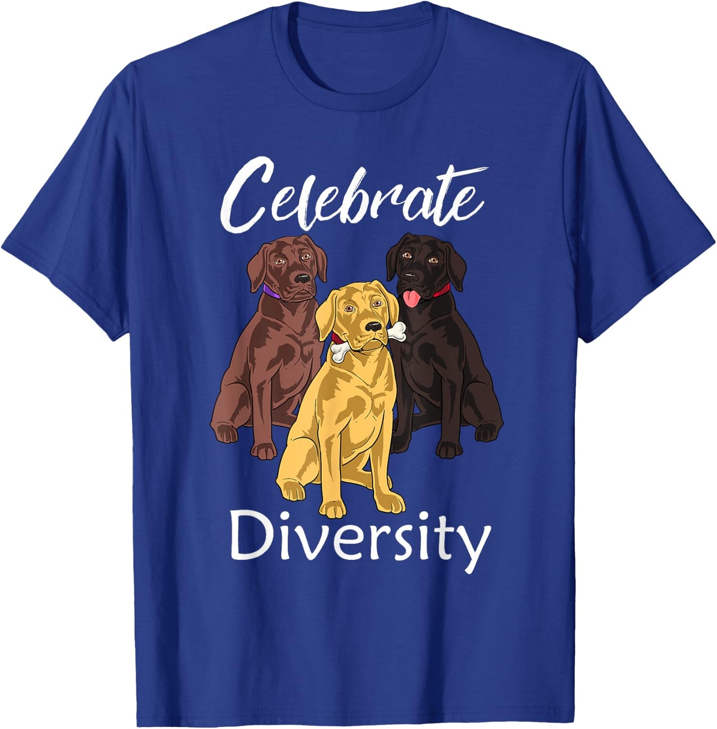 Labrador Retriever Diversity Gift Yellow Lab Gift T-Shirt - T-Shirt | Royal