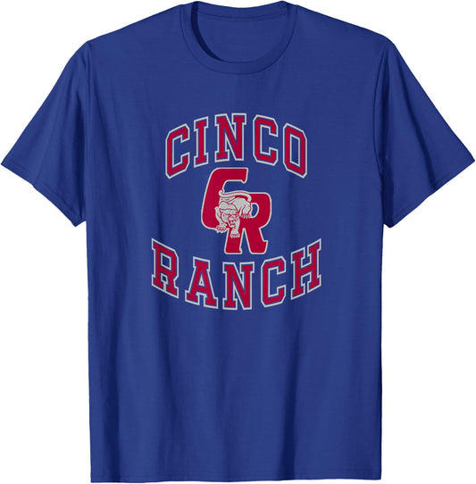 Cinco Ranch High School Cougars T-Shirt - T-Shirt | Royal