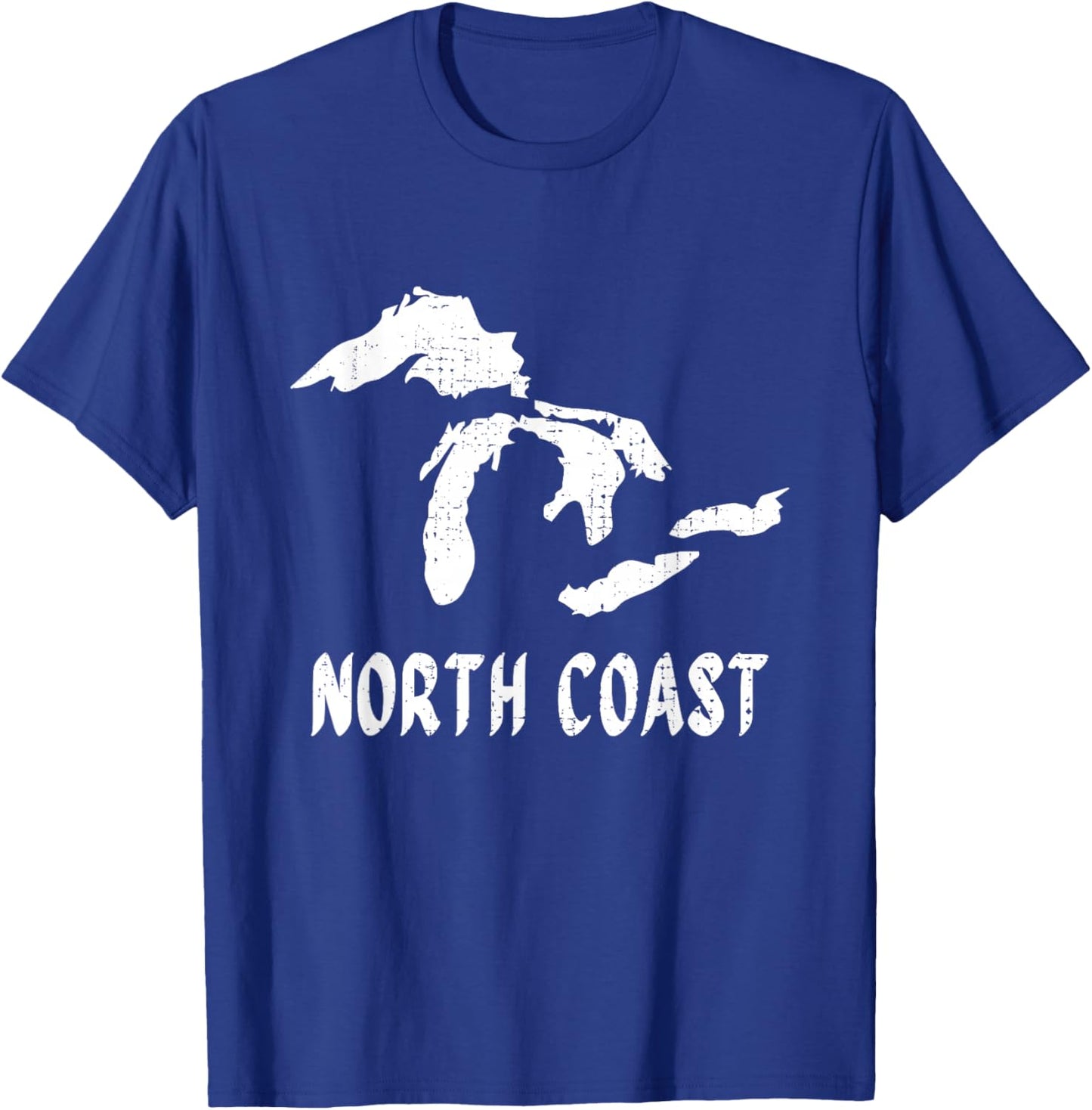Unsalted Michigan, Great, Lakes, Michiganians, Traverse City T-Shirt - T-Shirt | Royal