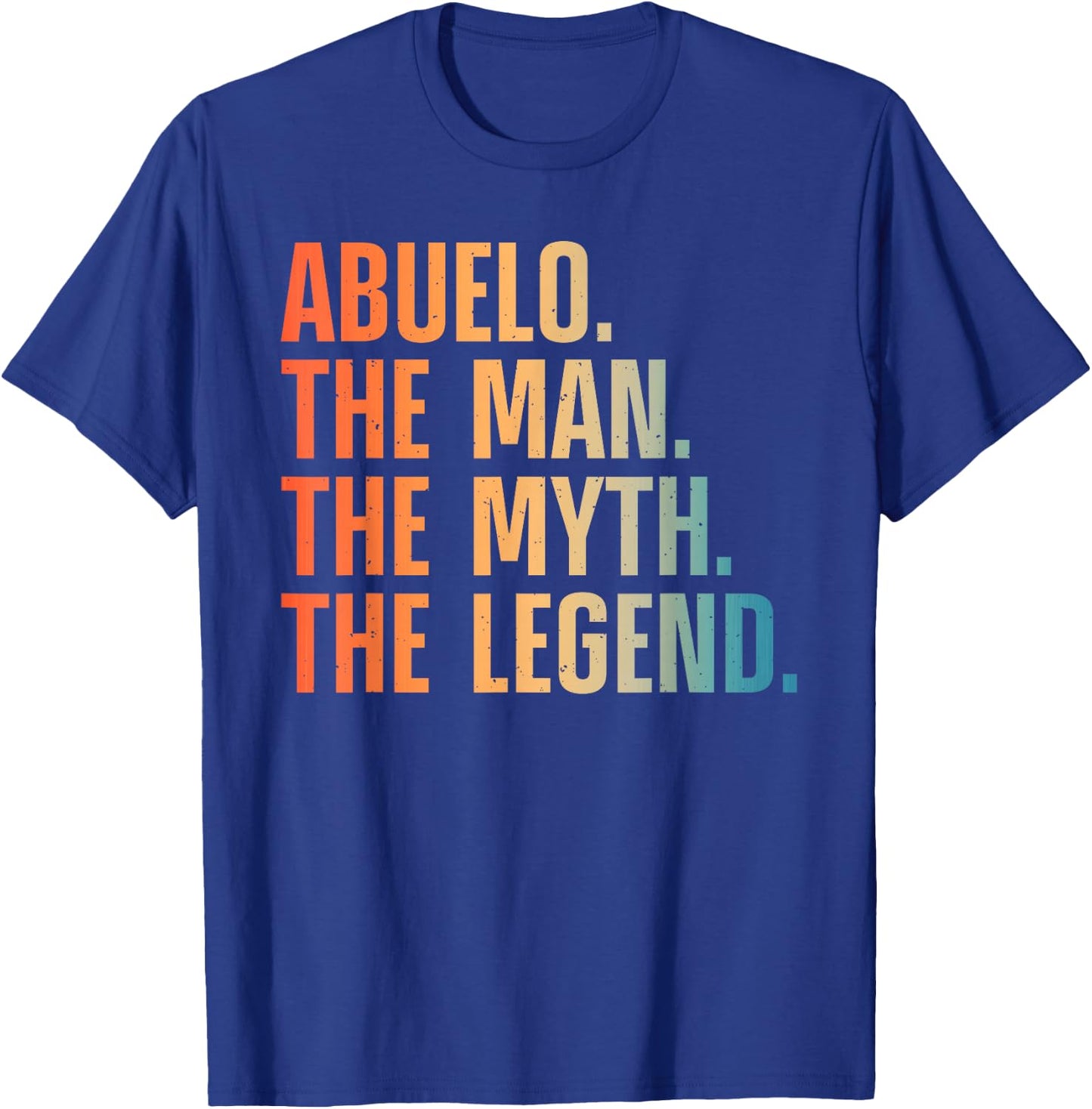 Abuelo Design For Grandpa Grandfather From Grandkids Abuelo T-Shirt - T-Shirt | Royal