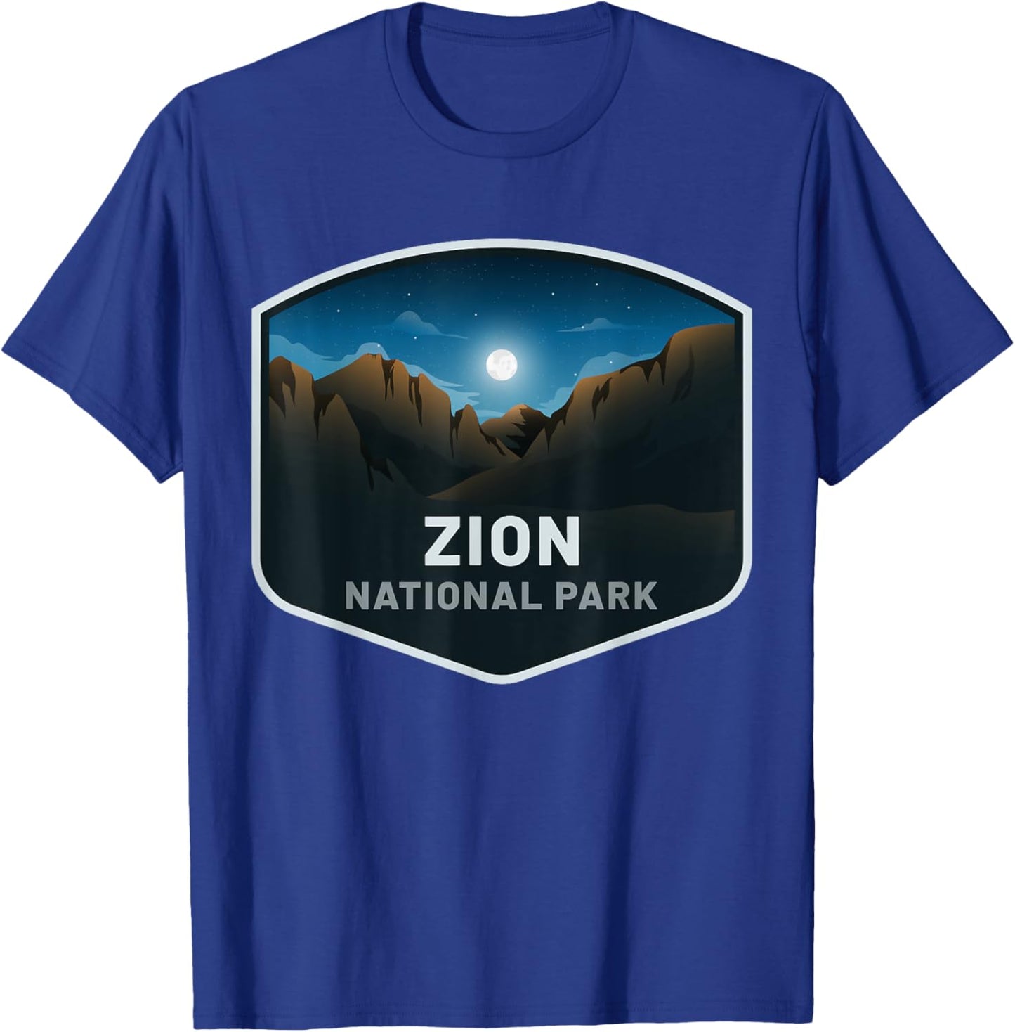 Zion National Park , Black, S T-Shirt - T-Shirt | Royal