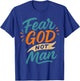 Fear God Not Man Matthew 10:26 - Vintage Christian Faith T-Shirt - T-Shirt | Royal