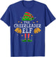 Cheerleader Elf Matching Team Christmas Funny Cheerleading T-Shirt - T-Shirt | Royal