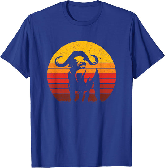 Cape Buffalo Africa Safari Animal Buffalo T-Shirt - T-Shirt | Royal