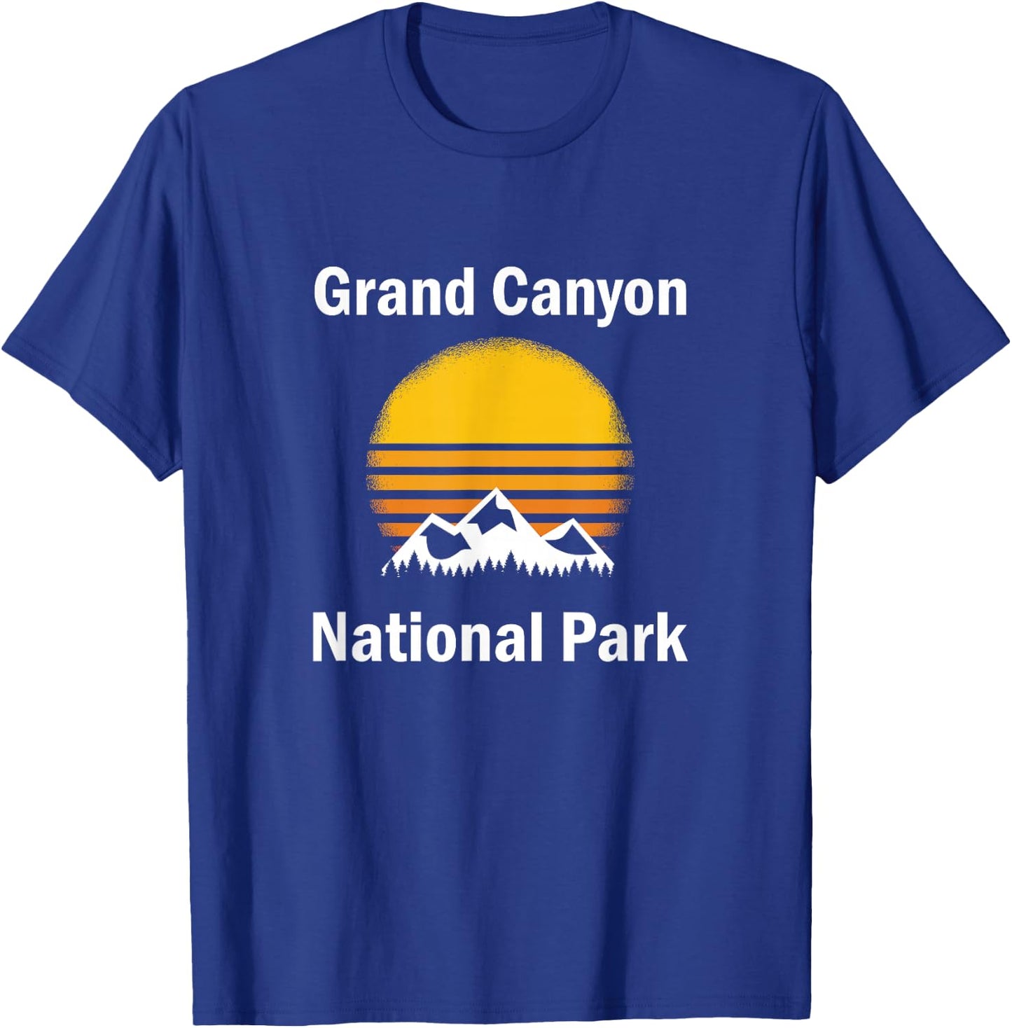 Grand Canyon National Park Mountain Sunset T-Shirt - T-Shirt | Royal