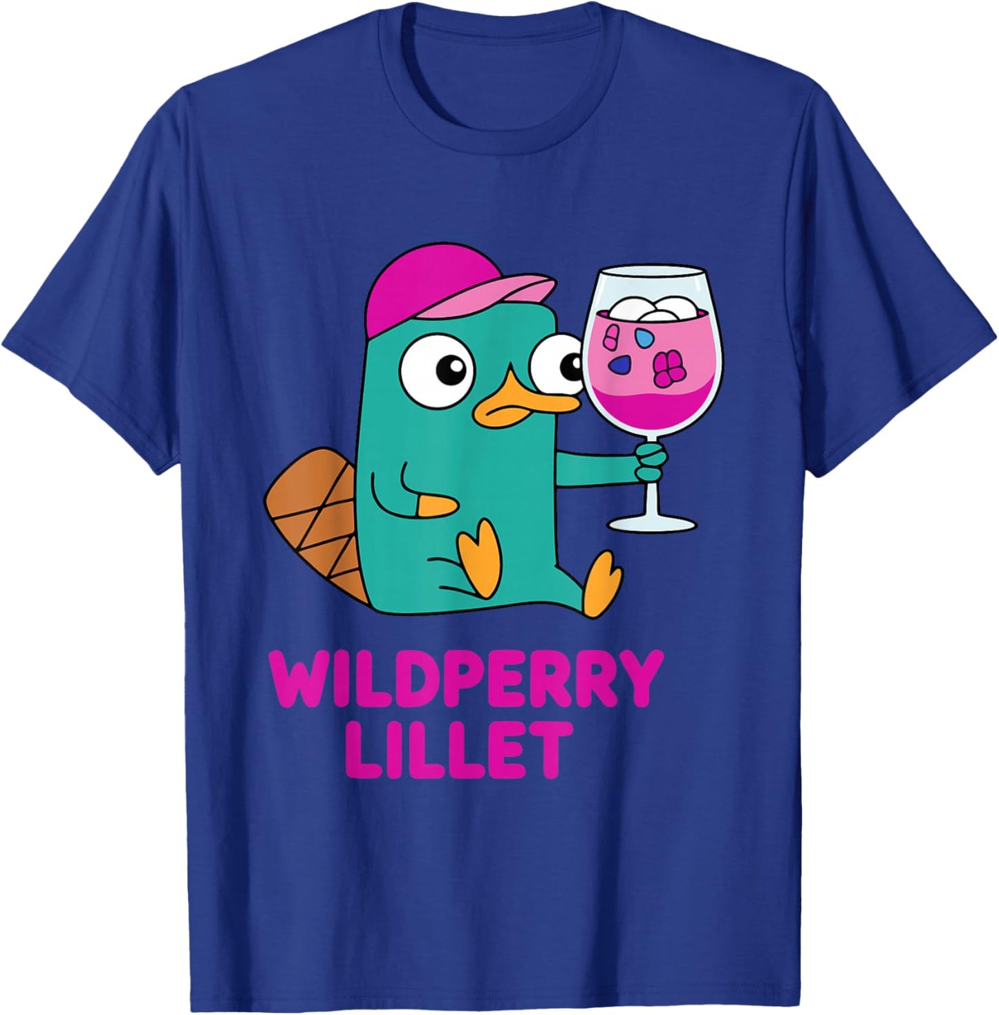 Lustiges Schnabeltier Wildpeery Lillet - Cocktail Party T-Shirt - T-Shirt | Royal