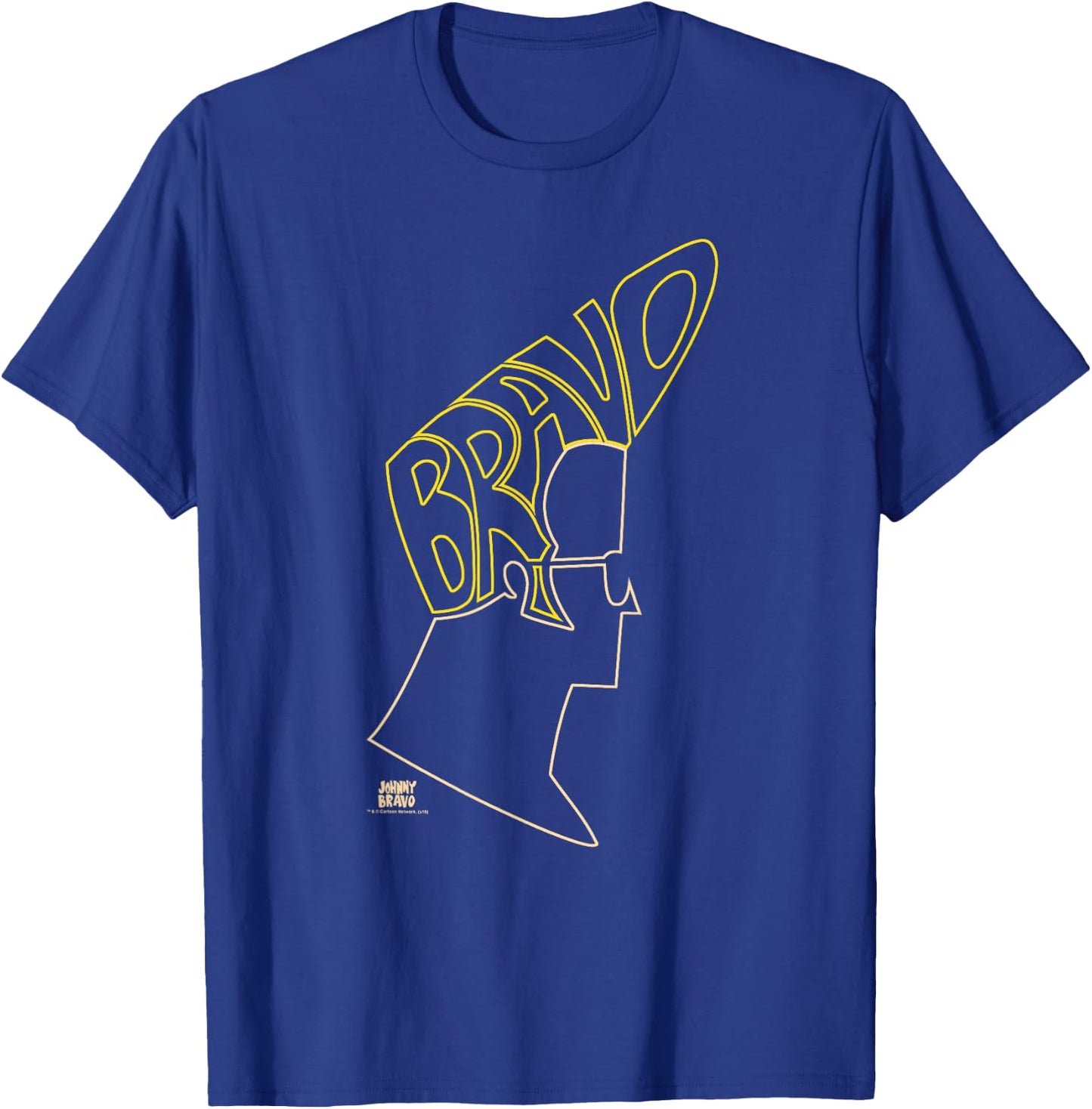 Johnny Bravo Hair T-Shirt - T-Shirt | Royal