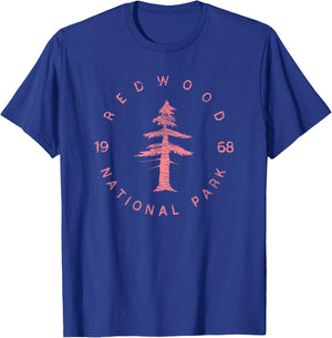Redwood National Park Shirt Redwood Forest US Parks T-Shirt - T-Shirt | Royal