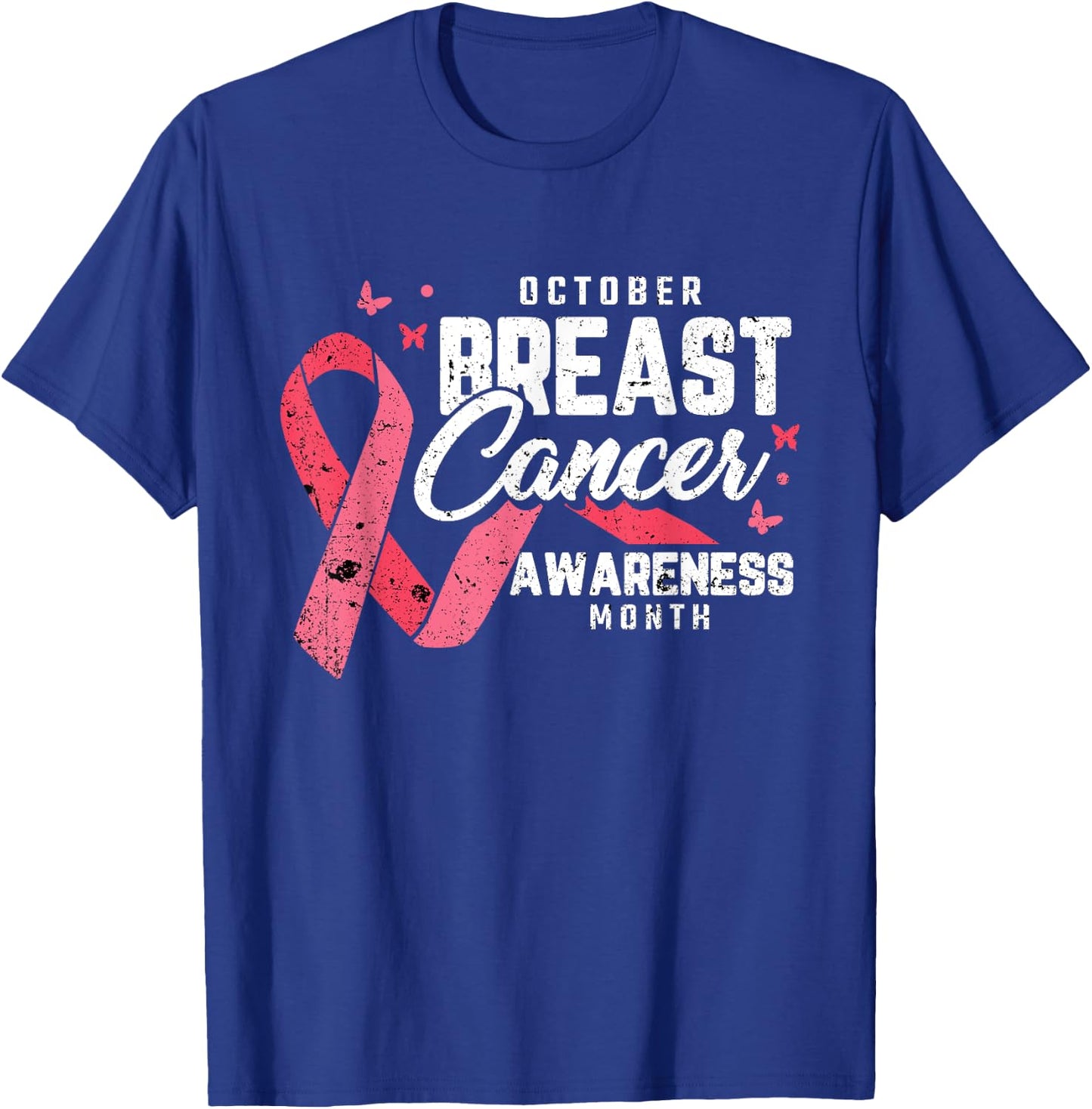 Breast Cancer Awareness Month October Inspirational Gifts T-Shirt - T-Shirt | Royal