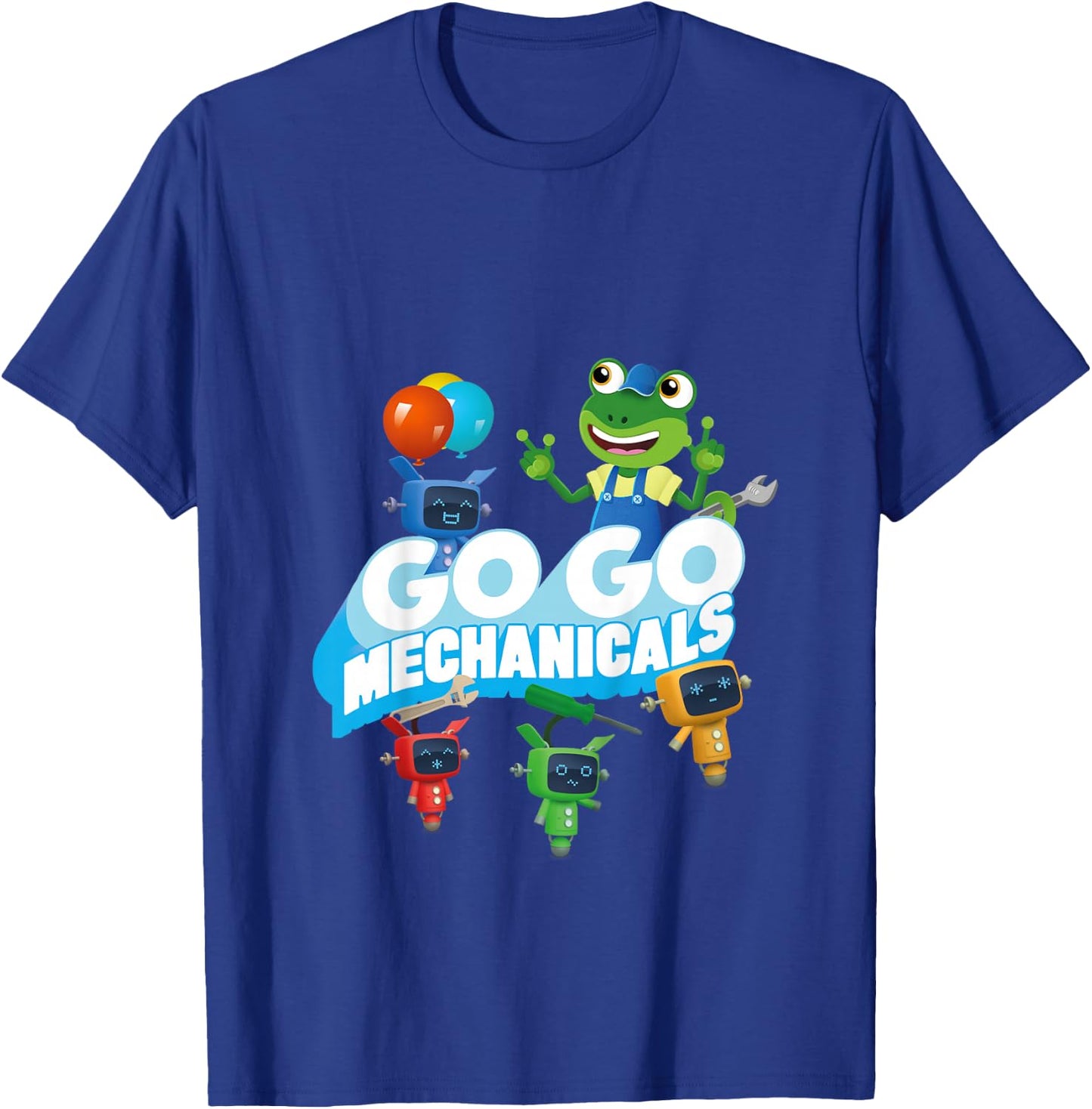 Go Go Mechanicals! T-Shirt - T-Shirt | Royal