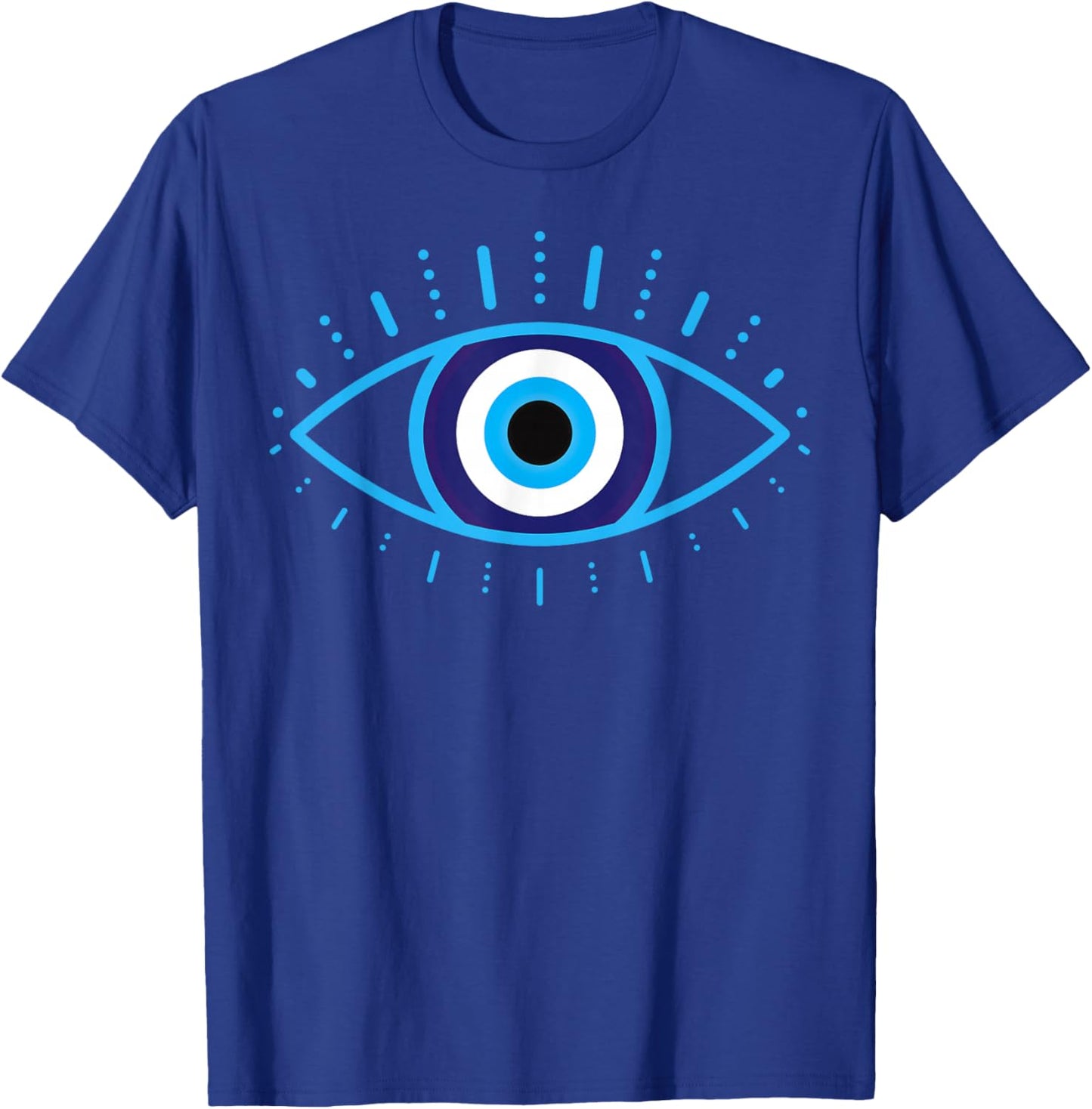 Evil Eye Eyelashes Shirt Greek Evil Spirit Protection T-Shirt - T-Shirt | Royal