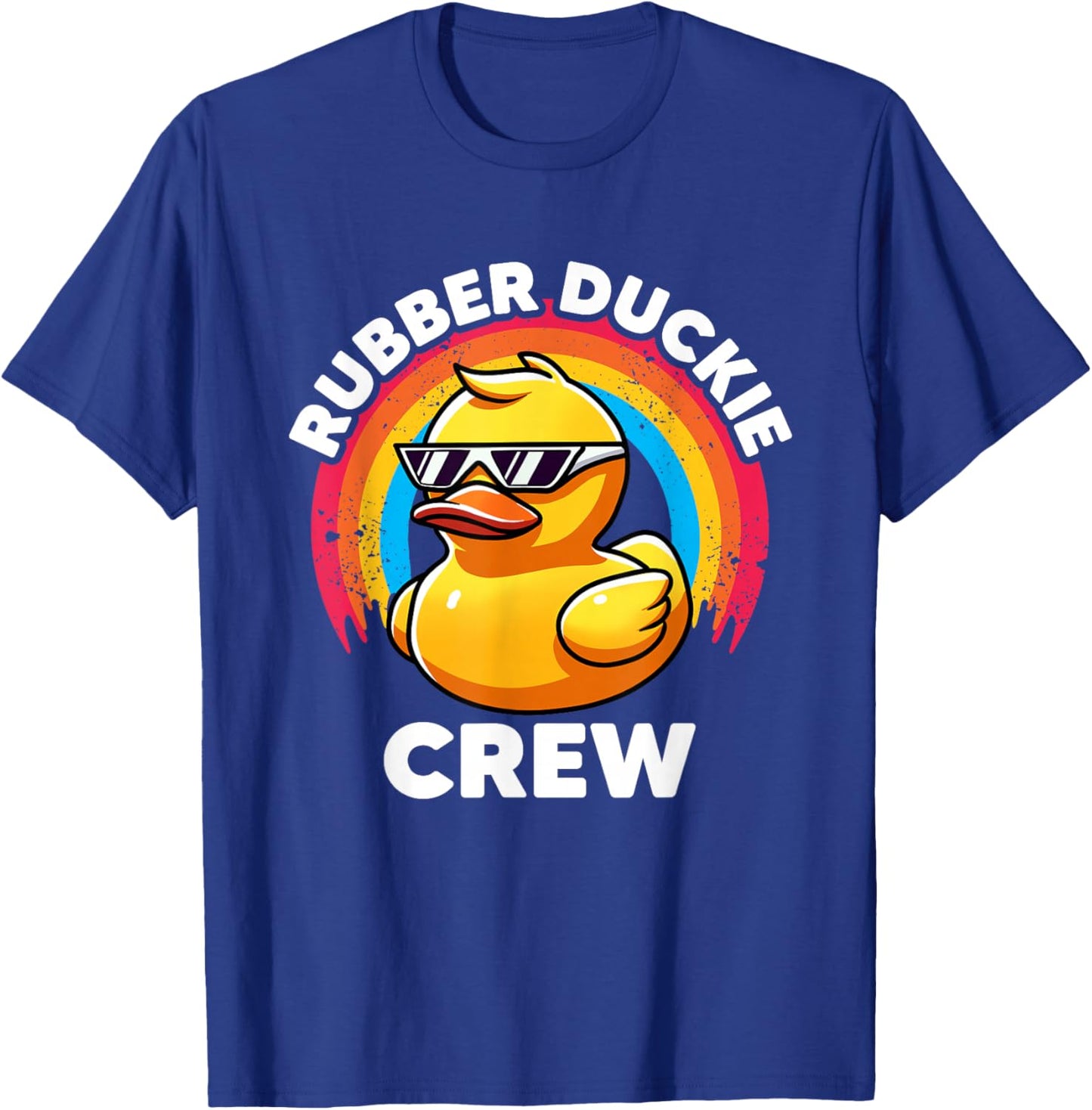 Rubber Duckie Crew I Love Ducks Lovers Funny Rubber Duck T-Shirt - T-Shirt | Royal