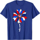 Half Cuban And Puerto Rican Rico Cuba Flag Cubarican Girl T-Shirt - T-Shirt | Royal