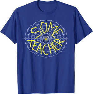 Charlotte's Some Teacher Spider Web T-Shirt - T-Shirt | Royal