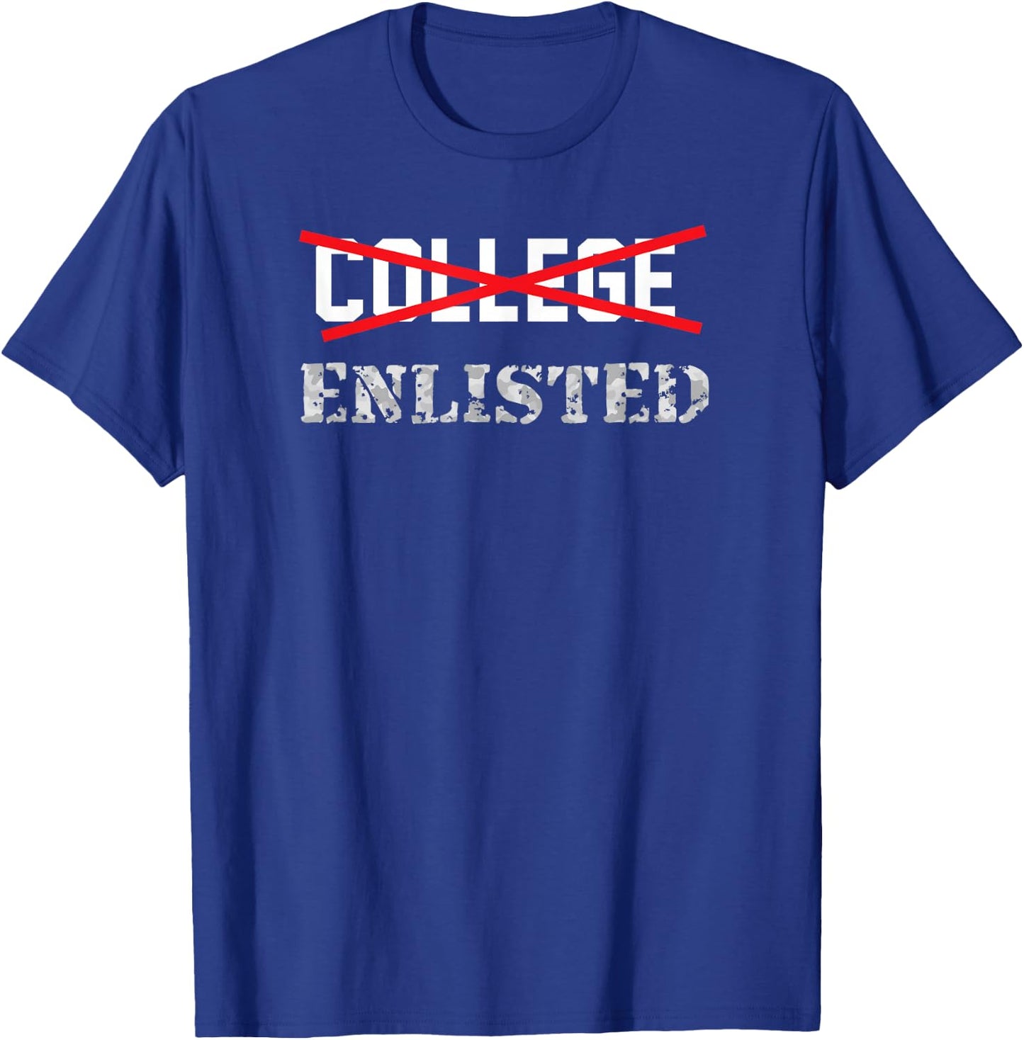 College X Enlisted T-Shirt - T-Shirt | Royal