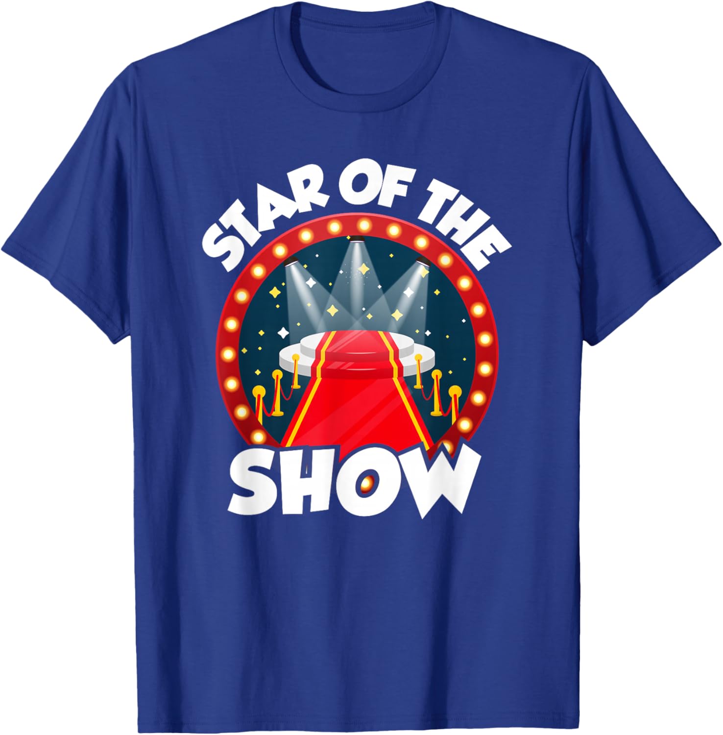 Star of The Show Movie Night - Movie Birthday T-Shirt - T-Shirt | Royal