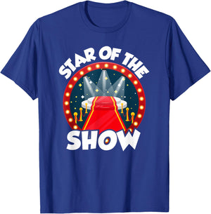 Star of The Show Movie Night - Movie Birthday T-Shirt - T-Shirt | Royal