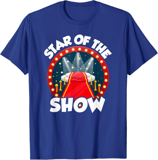 Star of The Show Movie Night - Movie Birthday T-Shirt - T-Shirt | Royal