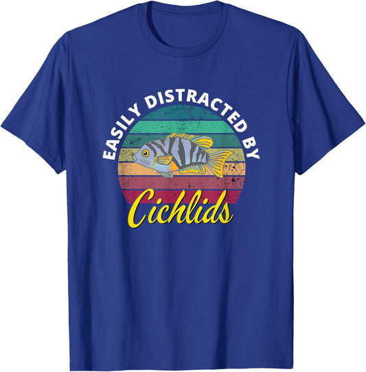 African Cichlids Peacock Cichlid Breeders Keepers Aquarium T-Shirt - T-Shirt | Royal