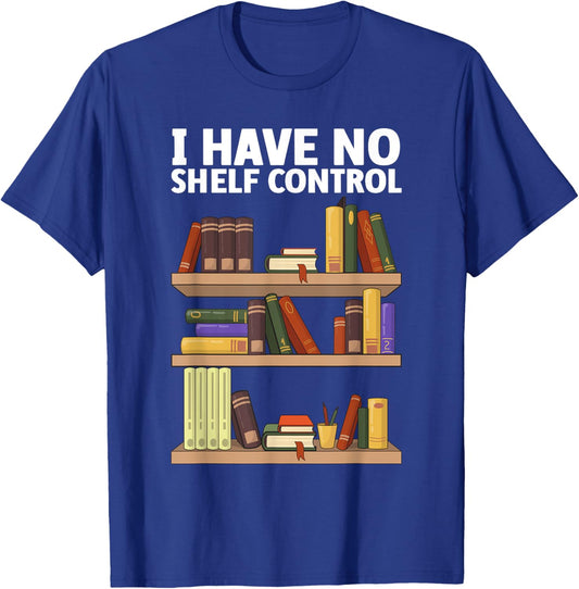 Funny Book Lover Art Women Bookworm Novel Librarian T-Shirt - T-Shirt | Royal