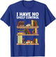 Funny Book Lover Art Women Bookworm Novel Librarian T-Shirt - T-Shirt | Royal