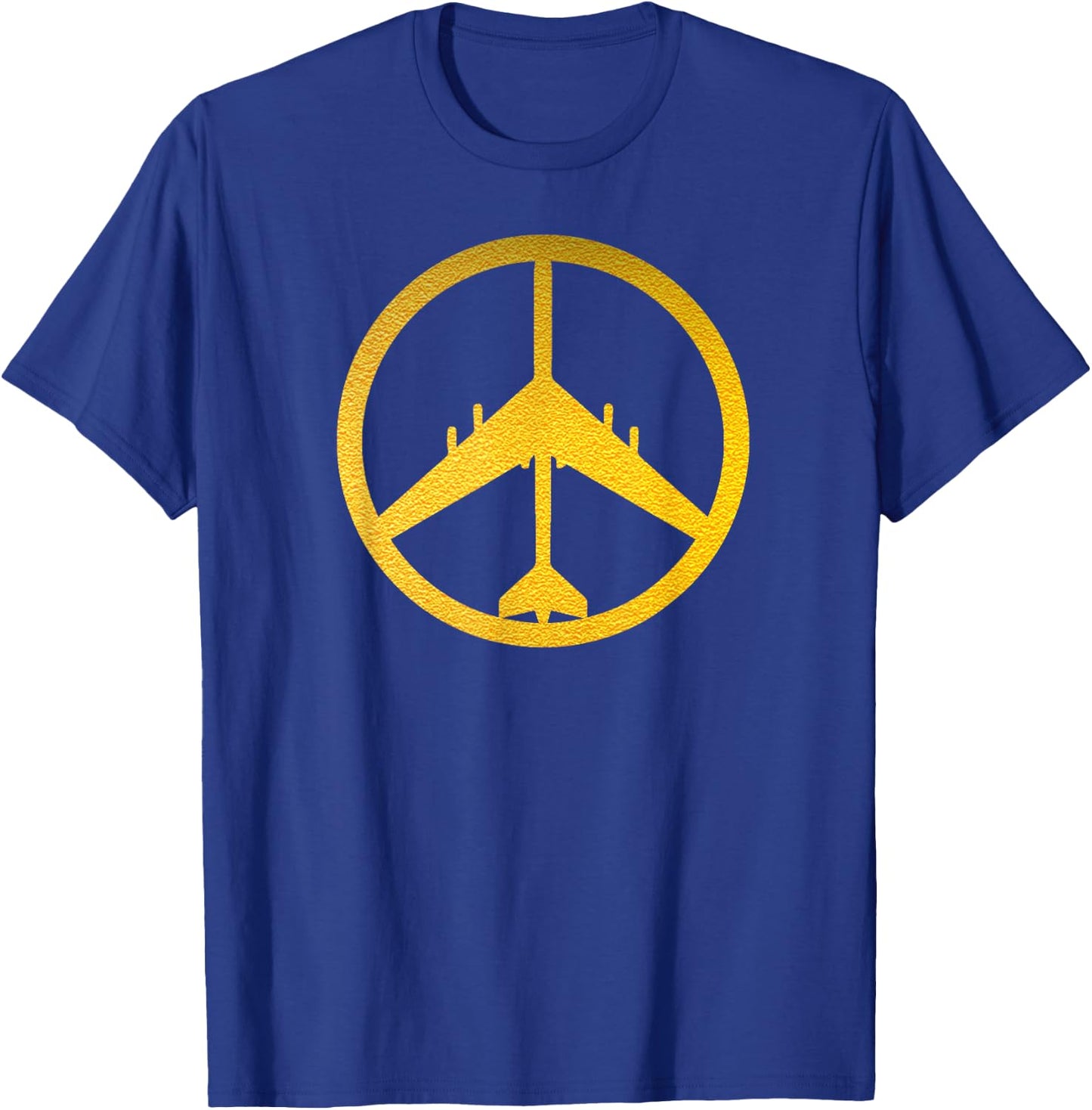 Peace Through Firepower B-52 Air Force Military Jet Vintage T-Shirt - T-Shirt | Royal