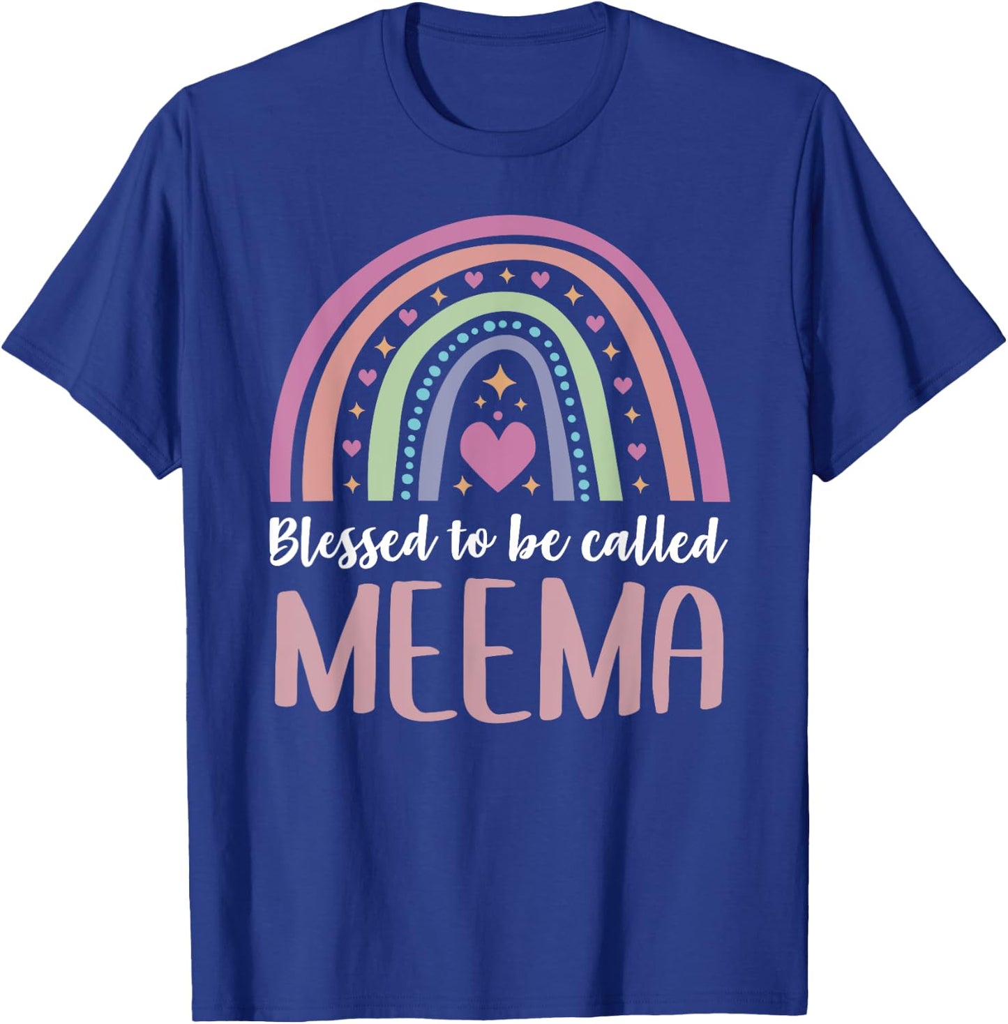 Blessed to be called Meema idea Mother's Day Meema T-Shirt - T-Shirt | Royal