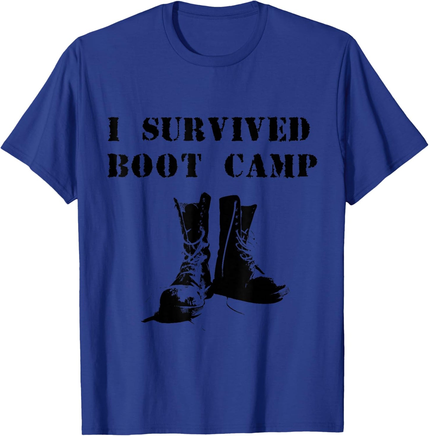 I Survived Boot Camp T-Shirt - T-Shirt | Royal
