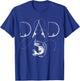 Fisherman Dad Fishing Enthusiast Fish Lover Daddy Father T-Shirt - T-Shirt | Royal