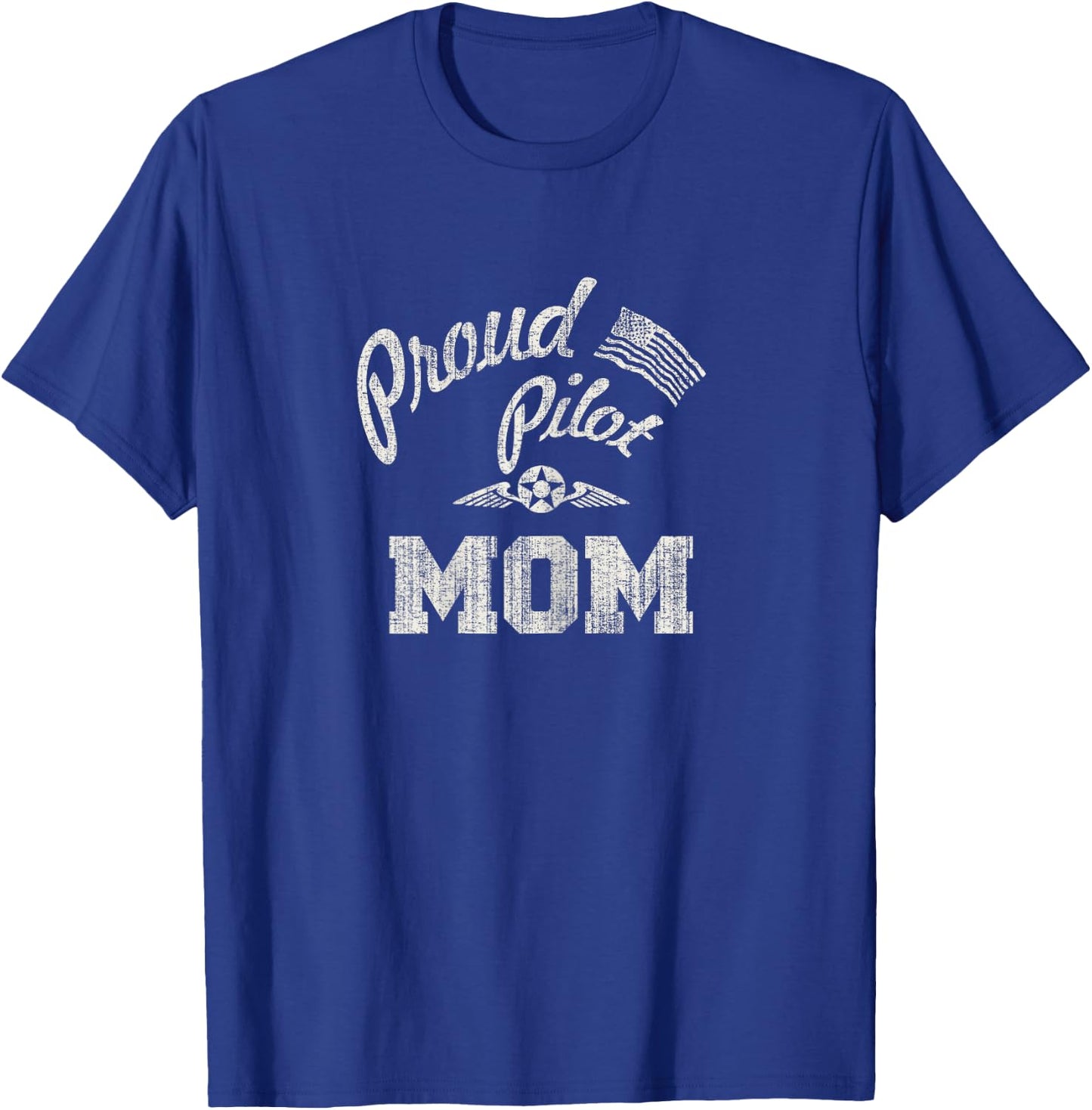 Proud Pilot Mom Mother's Day For Moms T-Shirt - T-Shirt | Royal
