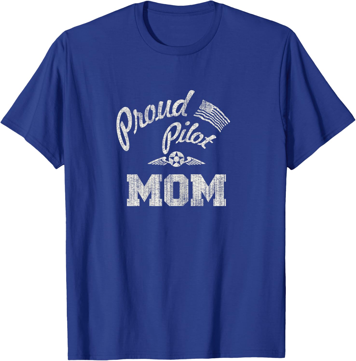 Proud Pilot Mom Mother's Day For Moms T-Shirt - T-Shirt | Royal
