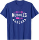 Muscles and Mascara Cute Fitness Gym T-Shirt - T-Shirt | Royal