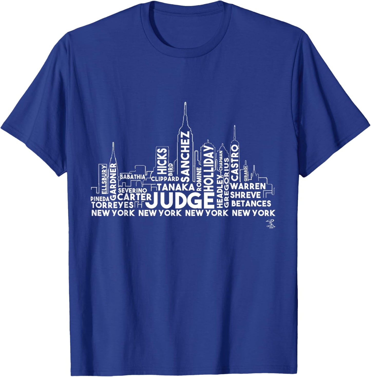 Aaron Judge Skyline - Apparel T-Shirt - T-Shirt | Royal