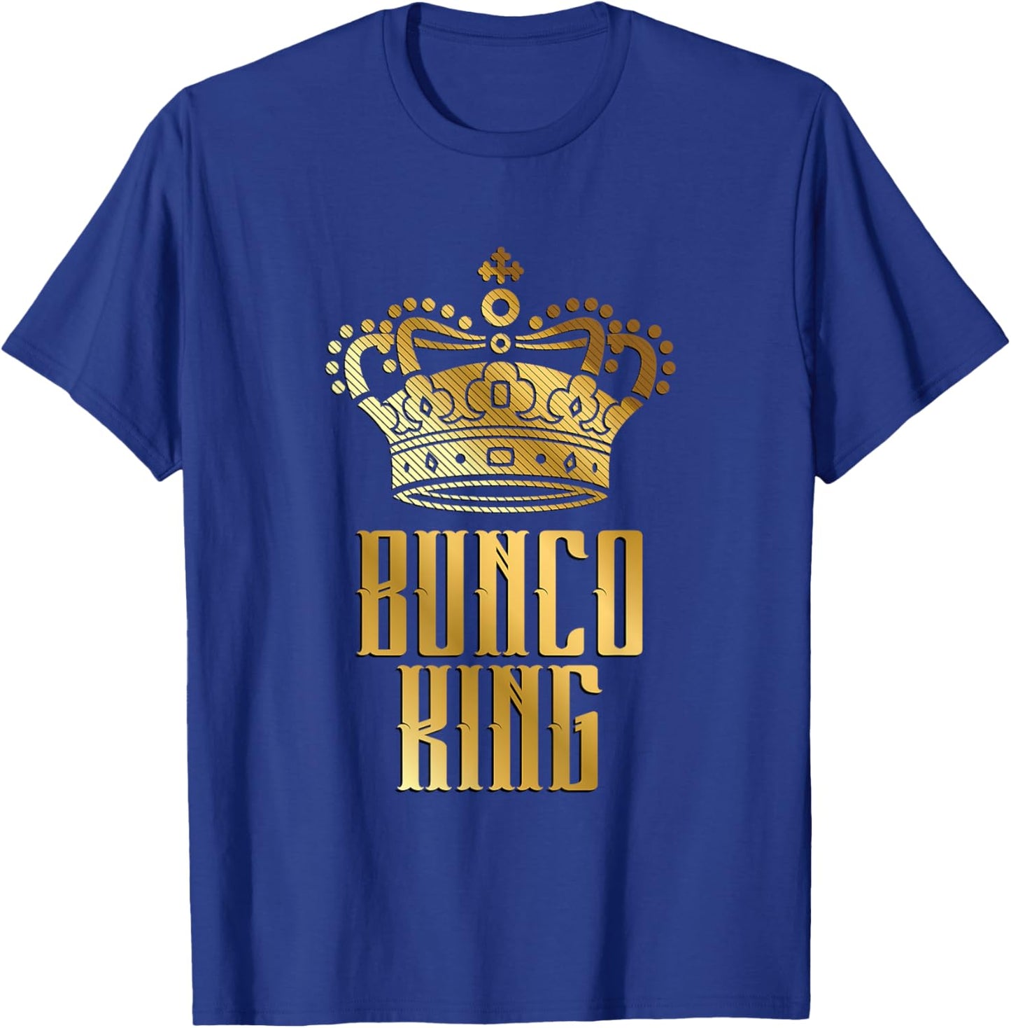 Funny Bunco King - Bunco Gaming Nights Dice Board Game T-Shirt - T-Shirt | Royal