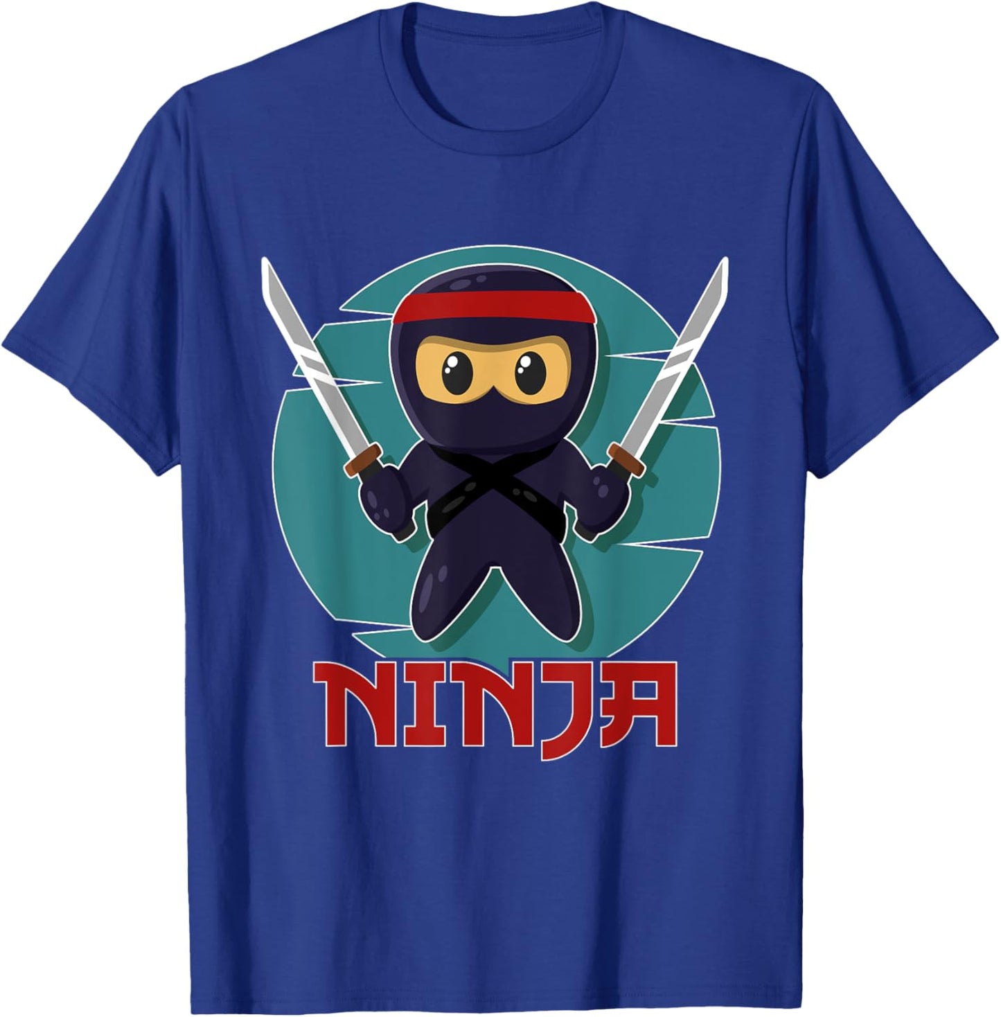 Boy Ninja Fan Ninja Lover Ninja Birthday Outfit Kids Ninja T-Shirt - T-Shirt | Royal