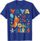Yaya Of The One-A-Saurus 2Nd Birthday Dinosaur Party T-Shirt - T-Shirt | Royal