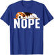 Funny Beagle Art Women Nope Beagle Dog Beagle Lover T-Shirt - T-Shirt | Royal