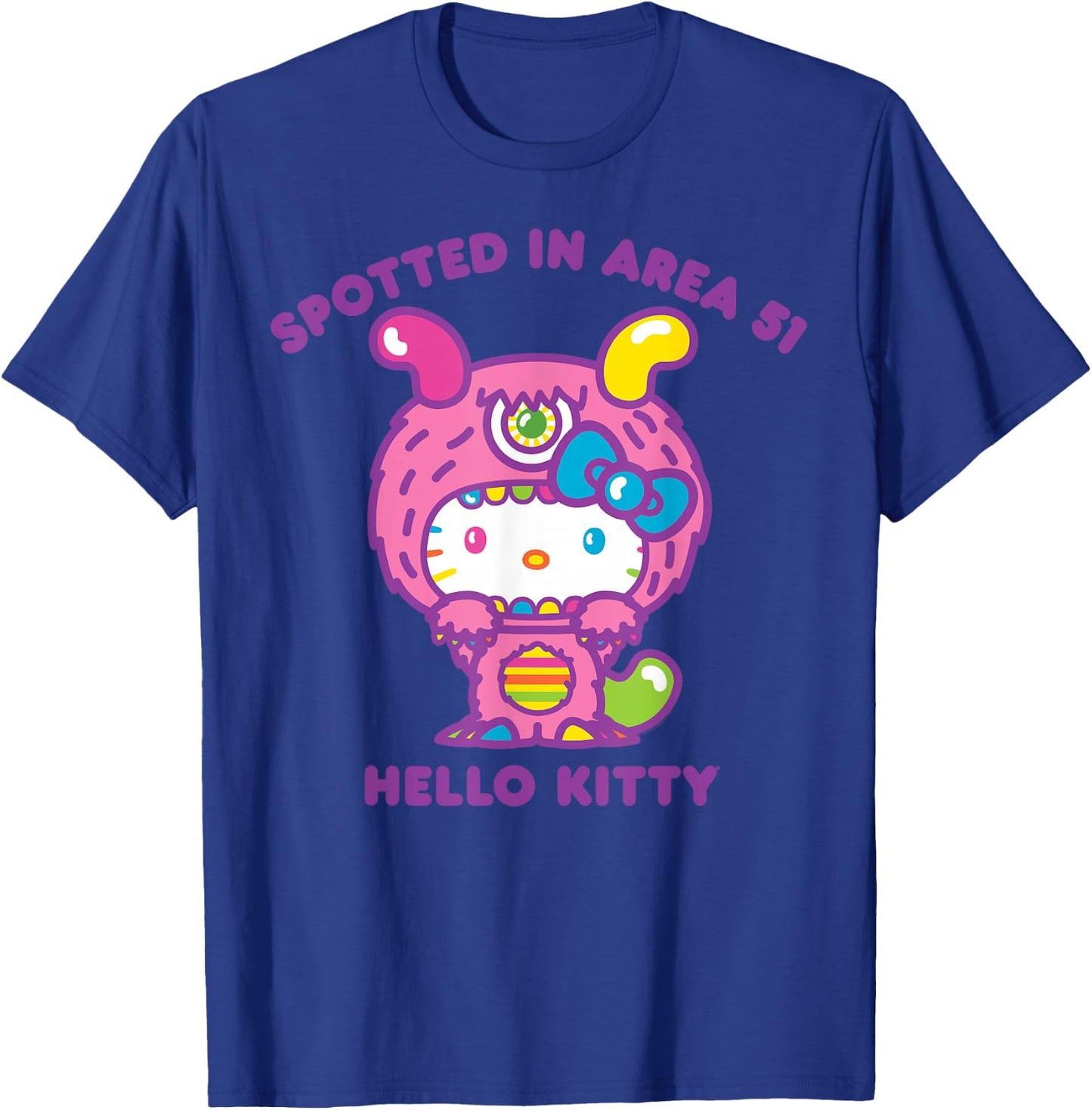 Hello Kitty Spotted in Area 51 Alien Sighting T-Shirt - T-Shirt | Royal