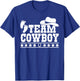 Team Cowboy Baby Gender Reveal Outfit Team Boy Gender Reveal T-Shirt - T-Shirt | Royal