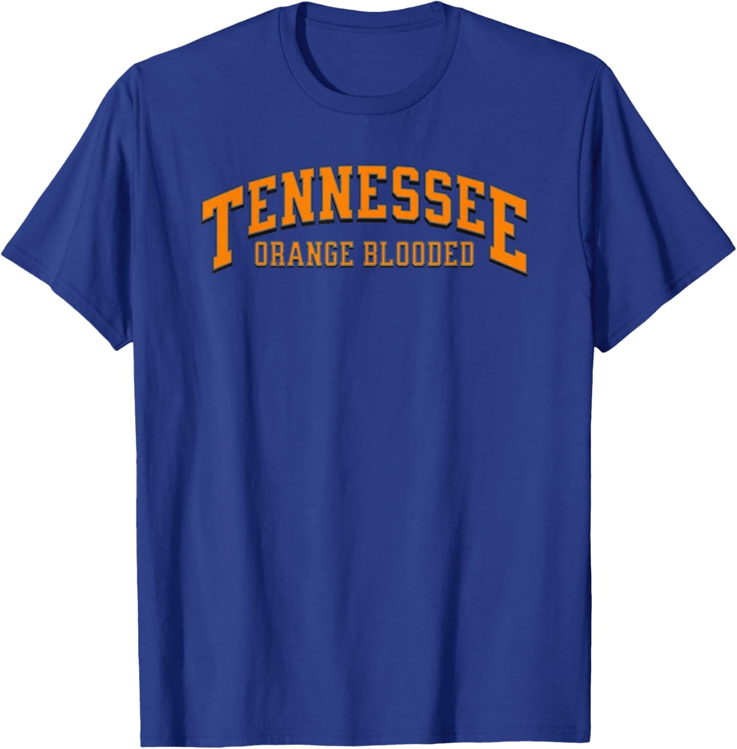 Classic Tennessee Orange Blooded, Tennessee Fan T-Shirt - T-Shirt | Royal