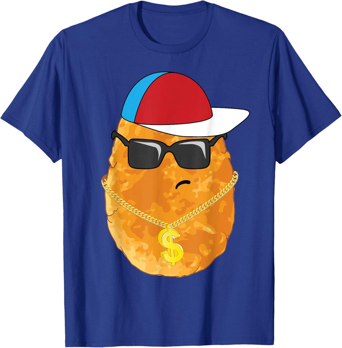 Cool Chicken Nugget Art For Boys Kids Chicken Nugget Lover T-Shirt - T-Shirt | Royal