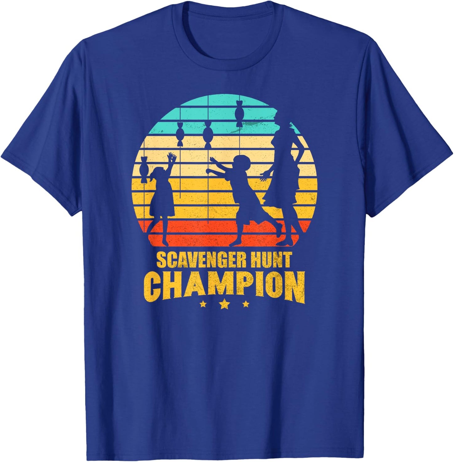 Scavenger Hunt Champion T-Shirt - T-Shirt | Royal
